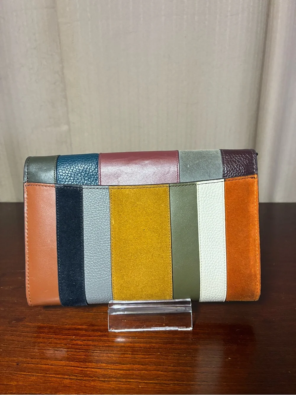 Coach Marlowe Turnlock Chain Crossbody With Patchwork NWT